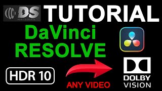 Generate REAL Dynamic Dolby Vision And HDR10plus Metadata For ANY HDR Video in DaVinci Resolve