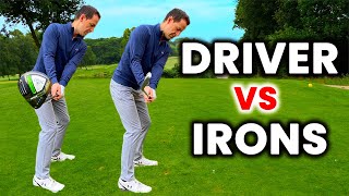 Perfect Golf Swing Takeaway Drill - DRIVER Vs IRONS - Whats the difference?