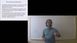 2.1 Bracketing Methods