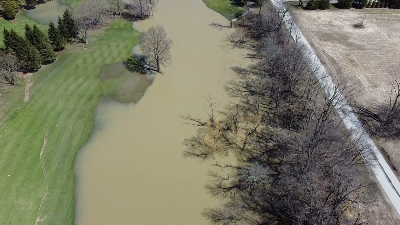 Flooded Golf Course By Drone - YouTube