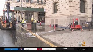 Broken pipe floods Paterson City Hall