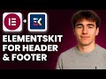 How To Create A Header And Footer On Elementor With ElementsKit (Tutorial 2026)
