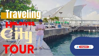 VLOG06 මාලදිවයිනේ රවුමක් යමු 🇲🇻 Maldives City Tower