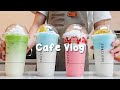 ☀️화면을 가득 채우는 맛있는 음료들🌷30mins Cafe Vlog/카페브이로그/cafe vlog/asmr/Tasty Coffee#516