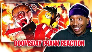 Reaction To THIS IS HOW VANOSS AND I CREATED THE DOOMSDAY PRANK!