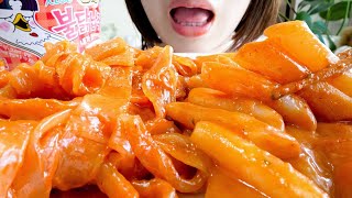 【咀嚼音】辛いものが苦手な私がプルダックタンミョンを食べたらモザイクなしではいられない【ASMR/EATINGSOUNDS】