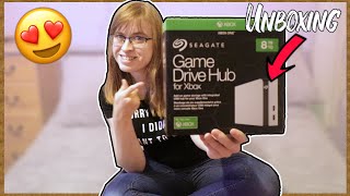 Unboxing The Seagate 8tb Game Drive Hub For Xbox! | ItsBecky