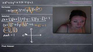 Sketching Circles Example 5 - Calculus (KristaKingMath)