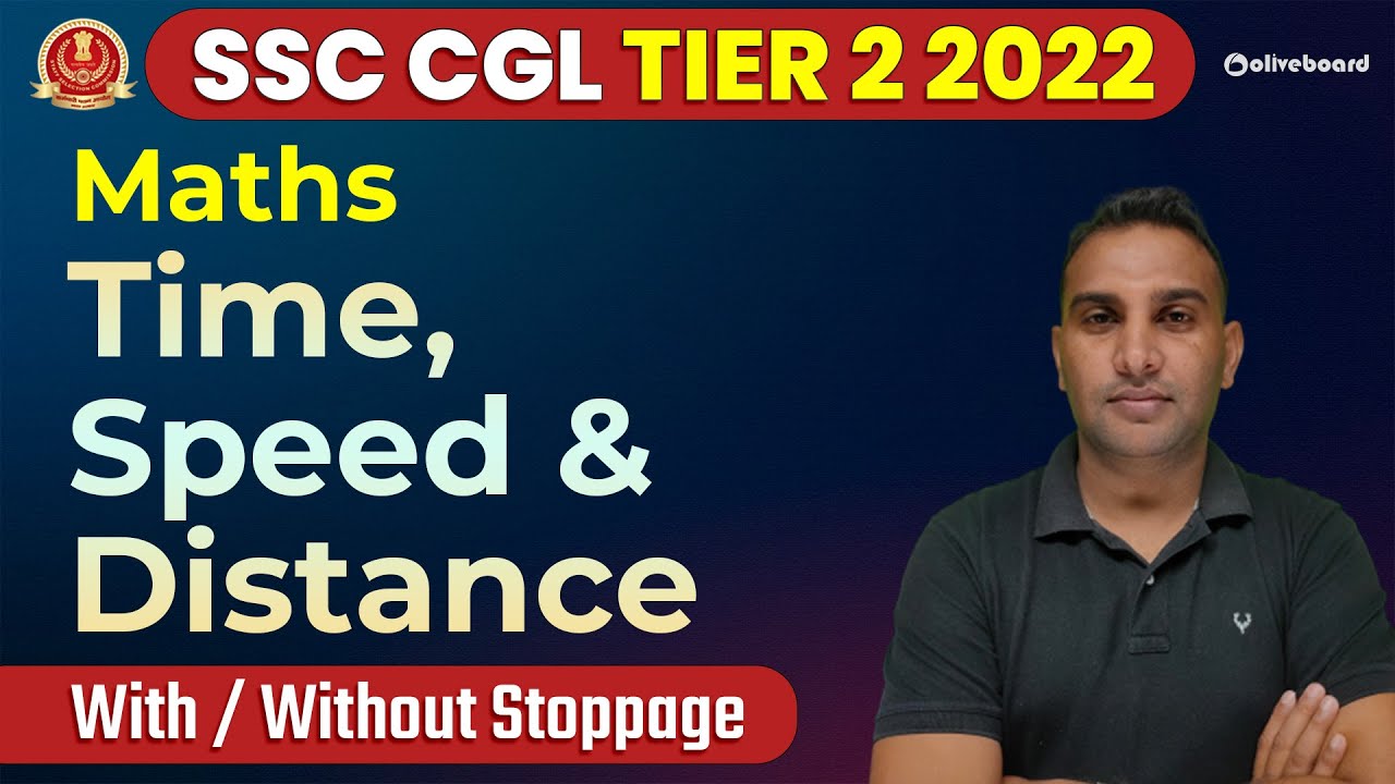 Time Speed Distance With And Without Stoppage Ssc Cgl Tier 2 2022