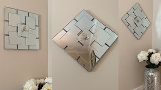 Dollar Tree DIY || Mirrored Wall Clocks