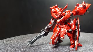 Gundam Nightingale by Bandai Artifact 004 model kit build metal etched parts custom paint