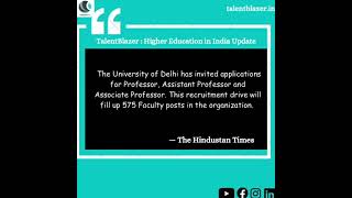 TalentBlazer : News Update 36 Higher Education in India:  #UGCNETpreparation #UGCNETmocktests