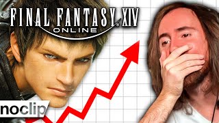 FINAL FANTASY XIV: The Rebirth of A Failed MMO (Documentary) | Asmongold Reacts to Noclip