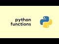 Python Functions - Args/KWargs | Scope | Lambda | Range() | Recursion