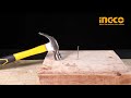 ingco claw hammer fibreglass handle