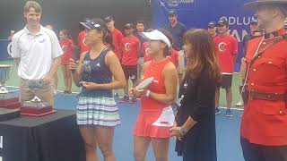 2019 Odlum Brown VanOpen Women's Doubles Champions - Nao Hibino and Miyu Kato of Japan