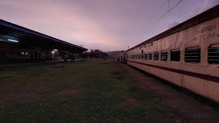 Relaxing Train Sounds | Monsoon Train Journey | Konkan Railways