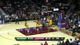 Milwaukee Bucks vs  Cleveland Cavaliers Full Highlights [10/8/13]