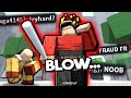 Abusing DEATH BLOW COUNTER with Metal Bat in Roblox The Strongest Battlegrounds...