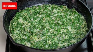 Creamed Spinach Recipe | How to Make Creamed Spinach | Vegan Recipes | Infoods