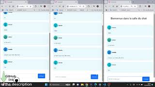 quick demo of a real-time web chat app - Spring Boot (WebSocket) & Angular