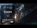 Diana Mid vs Ahri - KR Master Patch 12.16