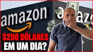 QUANTO GANHA UM ENTREGADOR DA AMAZON EM UM DIA E COMO SÃO AS ENTREGAS NOS ESTADOS UNIDOS.