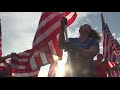 Gold Star families help raise flags on Art Hill