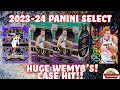 Huge WEMBY's - Case Hit!! 🔥👑 2023-24 Panini Select Basketball Blaster 🏀 - 6 box review