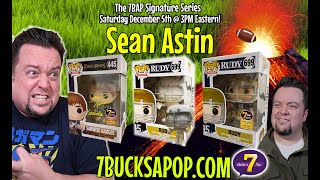 RUDY AND THE HOBBIT! Sean Astin Signature Series from 7BAP!  SIGNED FUNKO POPS!