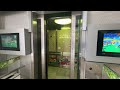 schindler 300a hydraulic scenic elevator @ nintendo store new york city ny