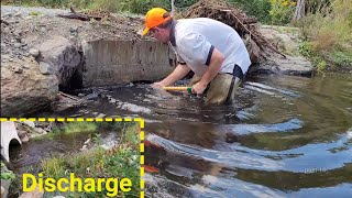 Unclogging A Large Culvert With Overnight Beaver Camera Building Back