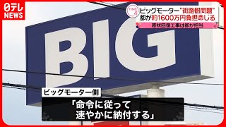 【ビッグモーター】“街路樹問題”…都が約1600万円負担命じる