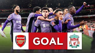 GOAL | Jakub Kiwior O.G | Arsenal 0-1 Liverpool | Third Round | Emirates FA Cup 2023-24