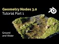 Blender Geometry Nodes 3.0 - Procedural Landscape Tutorial  - Part 01