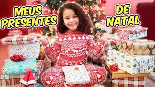 MEUS PRESENTES DE NATAL!!