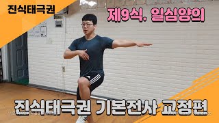 진식태극권 기본전사 교정편- 제9식. 일심양의