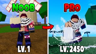 Dough Awakening Noob to Pro Level 1 to Max Level 2450 in Blox Fruits!