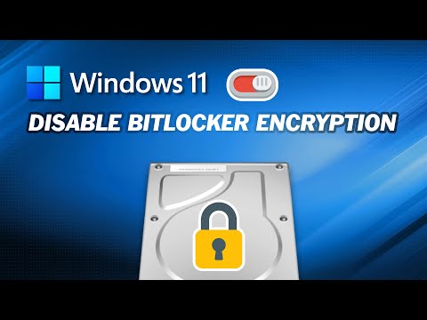 How to Disable Bitlocker Encryption in Windows 11
