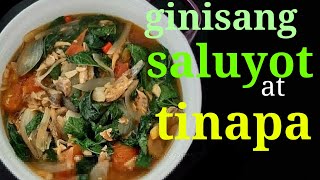 GINISANG SALUYOT with TINAPA #gulayrecipe #easyrecipe/Siniorajuan's Kitchen