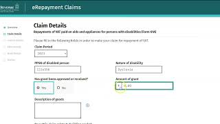 Form VAT 61 A - Claiming Tax Back on Assistive Technology Purchases