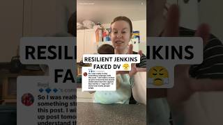 #resilientjenkins are now saying they faked DV for views #commentary #tiktokdrama