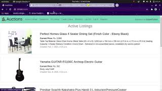 Project - 2 CS50 Web Programming | Commerce | 2021