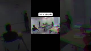How people with Schizophrenia see the world #shorts