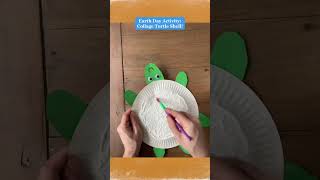 How to make a DIY Collage Turtle Shell Craft #shorts