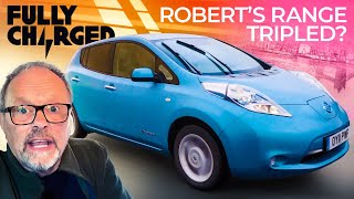 Return of the LEAF: Robert drives his range extended EV home from Holland