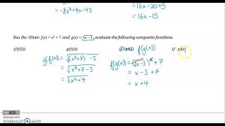 2.a Evaluating Function Notation (Part Two)