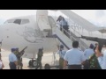 amateur video shows bali police boarding virgin australia plane during hijack scare