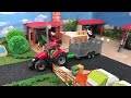 videos for kids bruder toy tractor steyr in action farming