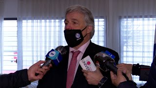 Declaraciones del canciller Francisco Bustillo